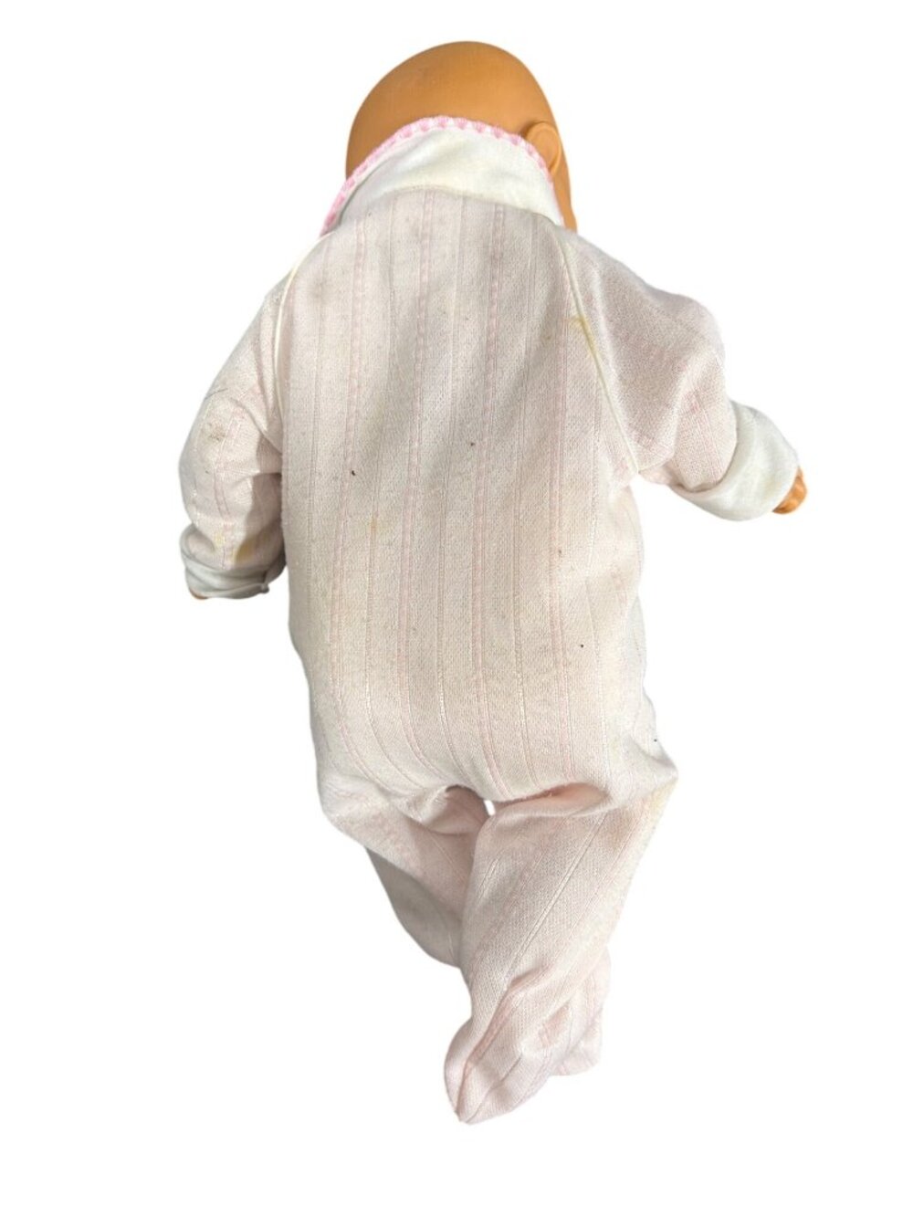 Realistic Baby Doll With Pacifier & Pink Bunny Onesie For Roleplay Or Collection - Picture 3 of 14